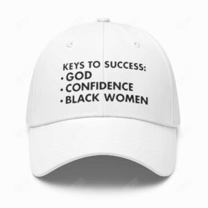 Keys To Success God Confidence Black Women Hat