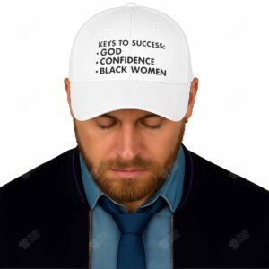 Keys To Success God Confidence Black Women Hat