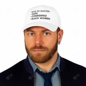 Keys To Success God Confidence Black Women Hat