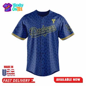 LA Dodgers Celebrating Kobe's Bobblehead Night Jersey