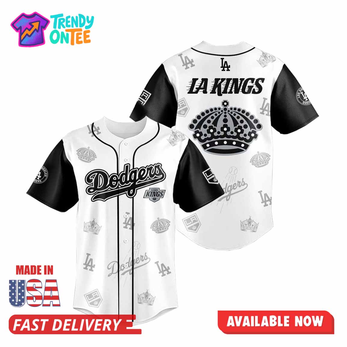 LA Dodgers x LA Kings Night Jersey LA Dodgers x LA Kings Night Jersey