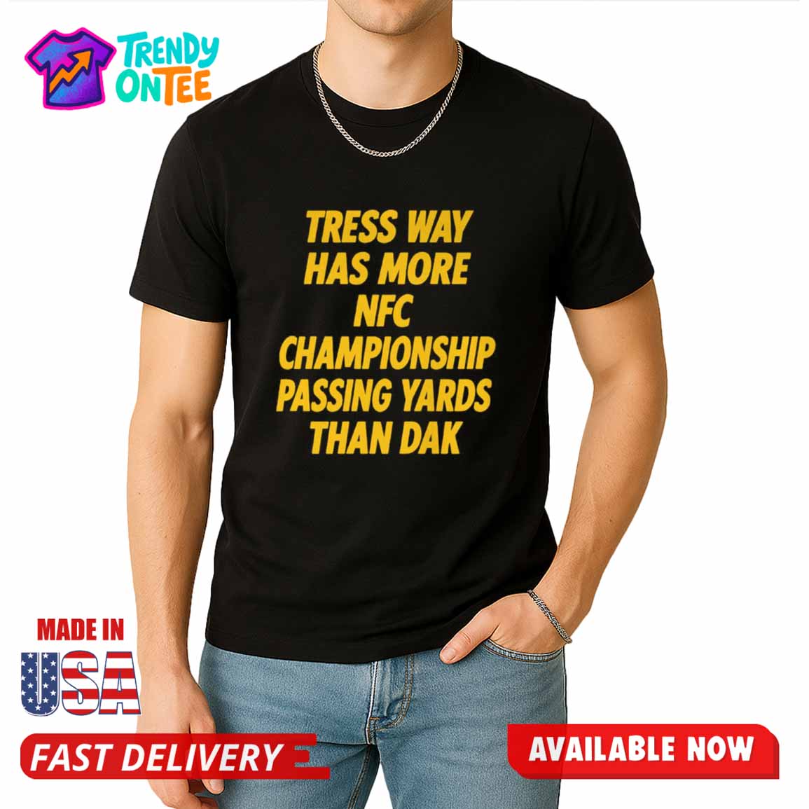 Ldunc Tress Way Has More NFC Championship Passing Yards Than Dak Shirt Ldunc Tress Way Has More NFC Championship Passing Yards Than Dak Shirt