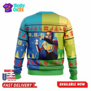 Leonardo DiCaprio Pointing Ugly Christmas Sweater