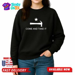 Mary Tiles Texas Nail Hammer Come And Take It Shirt