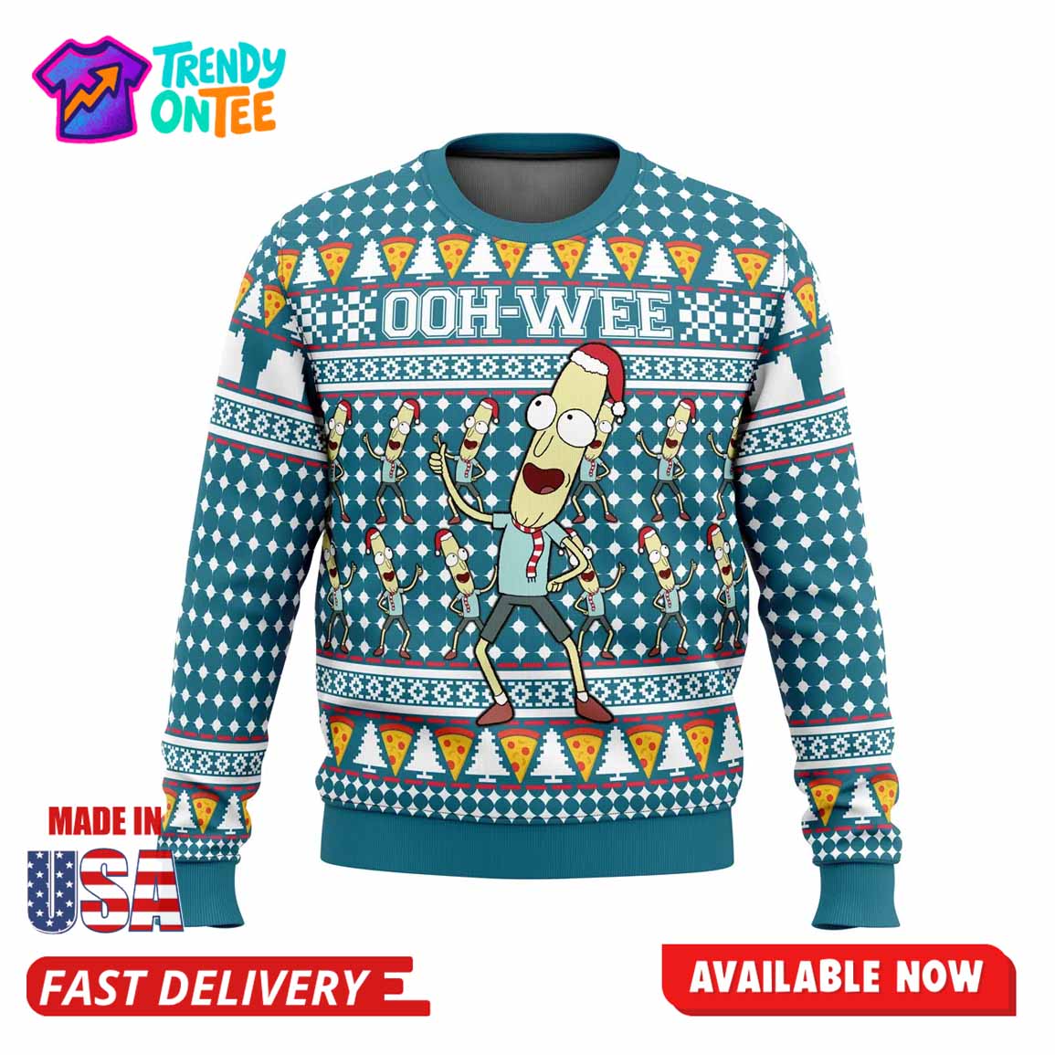 Mr. Poopybutthole Ohh Wee Rick n Morty Ugly Christmas Sweater Mr. Poopybutthole Ohh Wee Rick n Morty Ugly Christmas Sweater