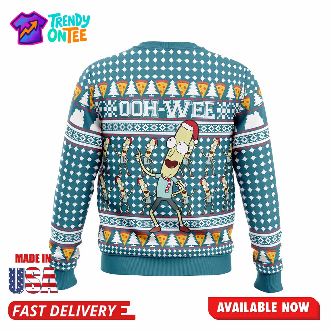 Mr. Poopybutthole Ohh Wee Rick n Morty Ugly Christmas Sweater Mr. Poopybutthole Ohh Wee Rick n Morty Ugly Christmas Sweater