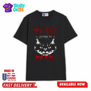 My Cat Listens To Metal Shirt