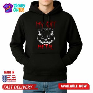 My Cat Listens To Metal Shirt