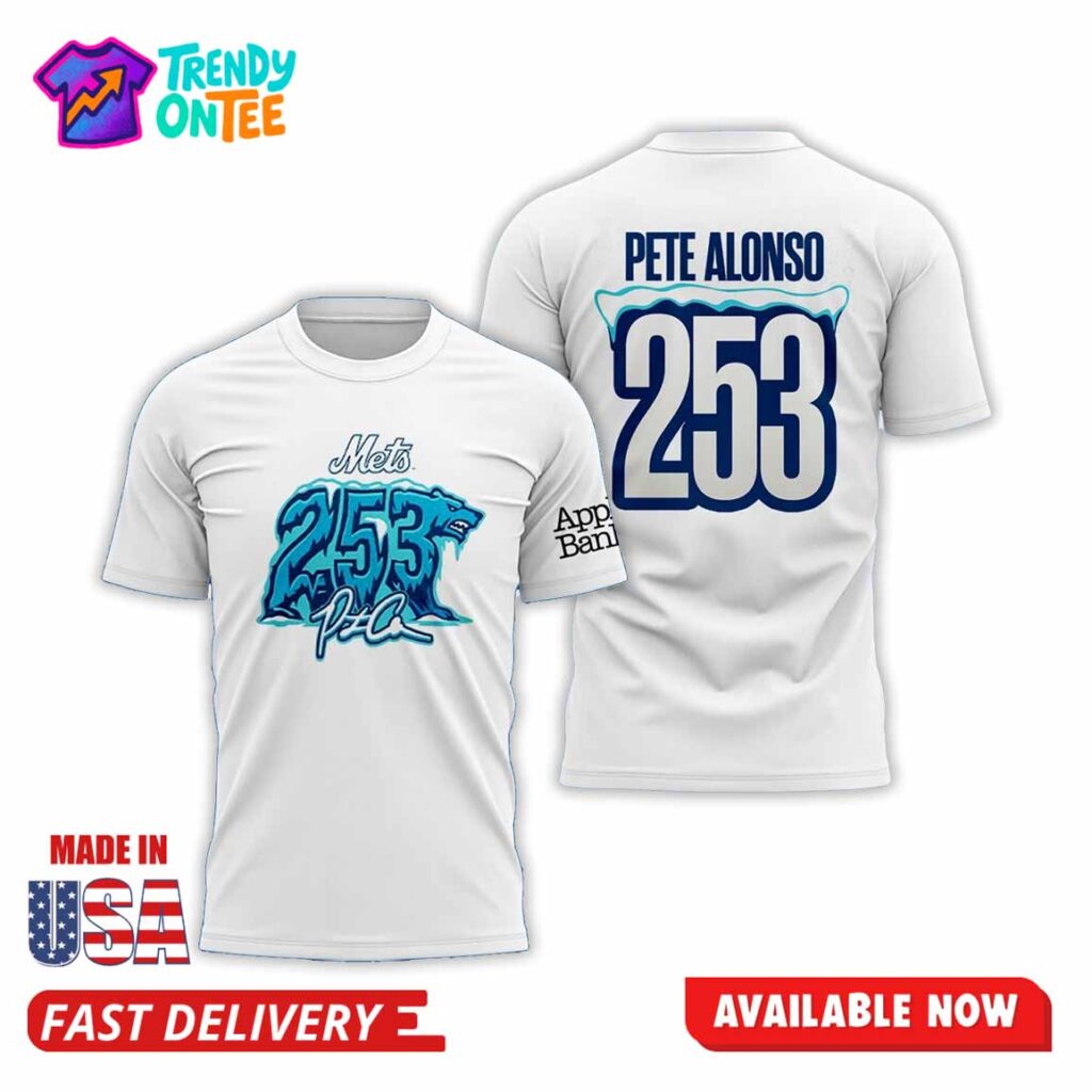 NY Mets Pete Alonso Home Run Record Shirt Giveaway NY Mets Pete Alonso Home Run Record Shirt Giveaway