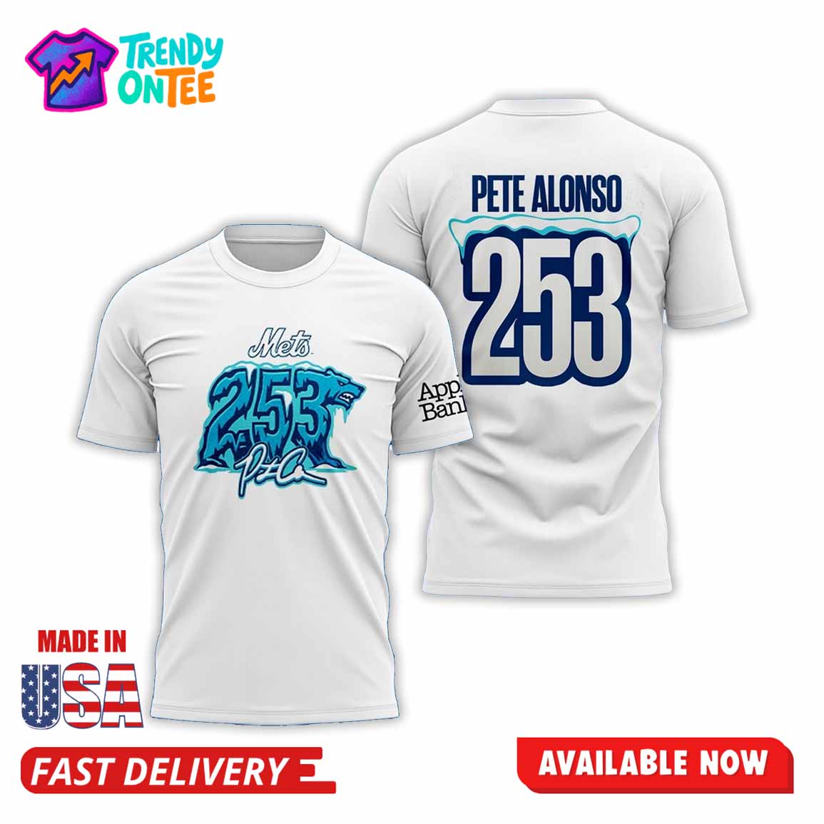 NY Mets Pete Alonso Home Run Record Shirt Giveaway NY Mets Pete Alonso Home Run Record Shirt Giveaway