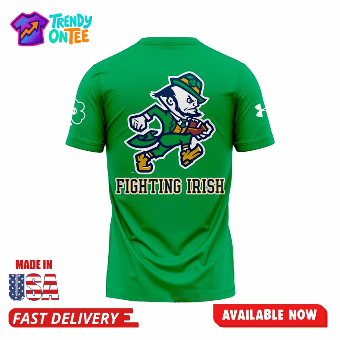 Notre Dame Fighting Irish New Football Leprechaun Shirt Notre Dame Fighting Irish New Football Leprechaun Shirt