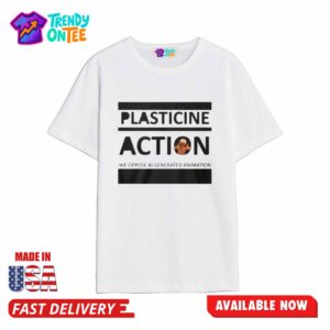 Plasticine Aaction We Oppose Ai Generated Animation Shirt