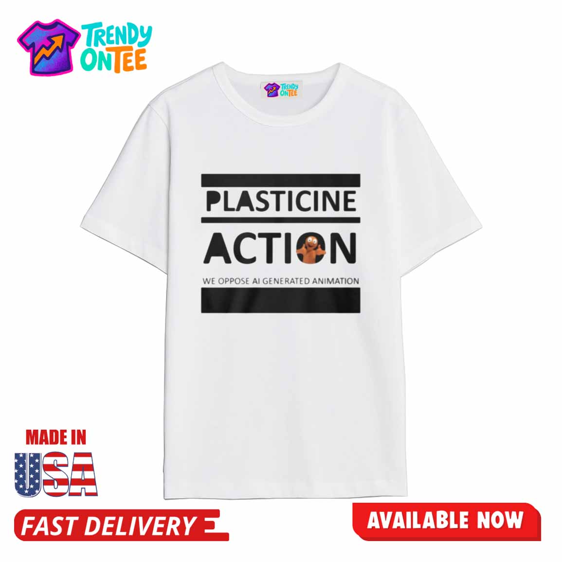 Plasticine Aaction We Oppose Ai Generated Animation Shirt Plasticine Aaction We Oppose Ai Generated Animation Shirt