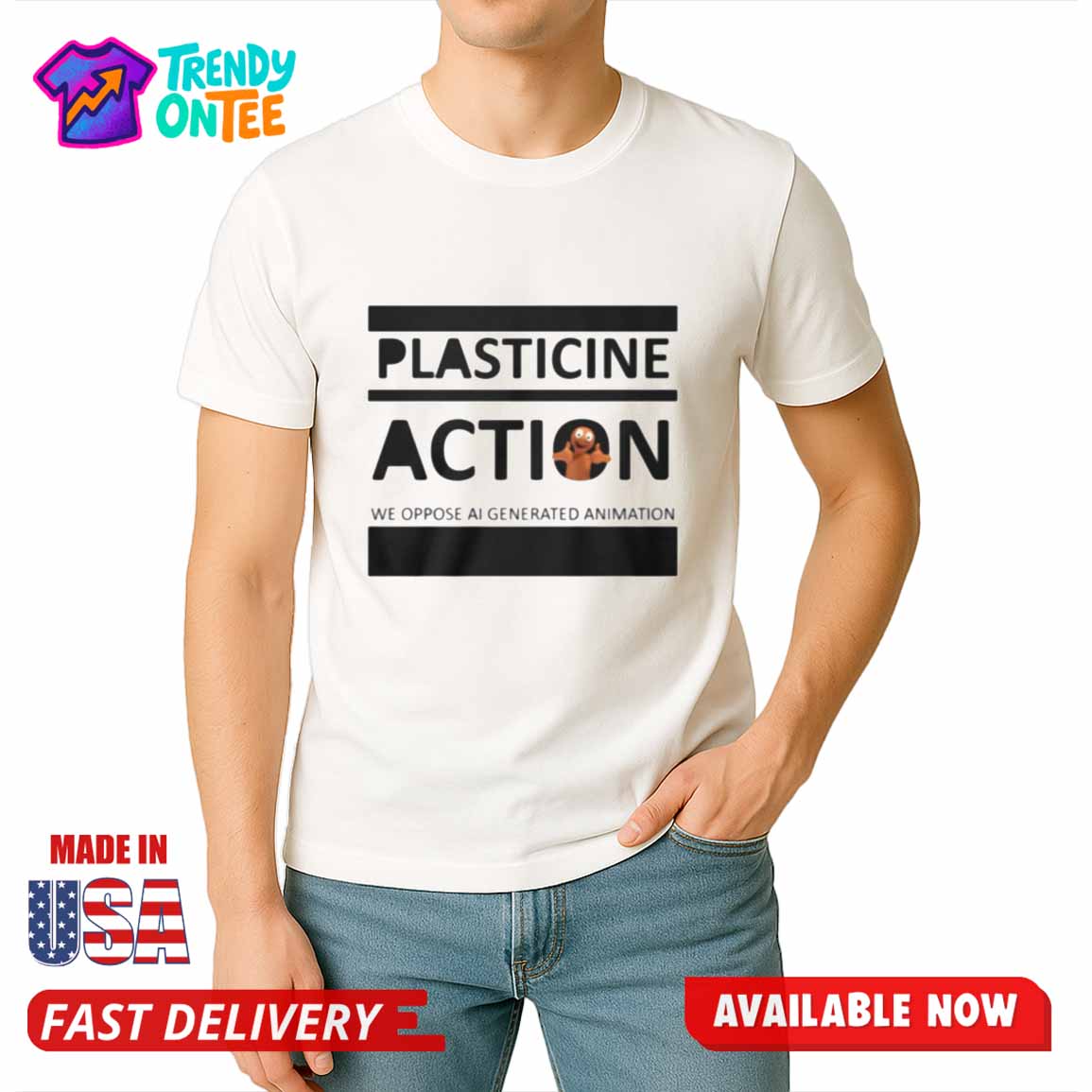 Plasticine Aaction We Oppose Ai Generated Animation Shirt Plasticine Aaction We Oppose Ai Generated Animation Shirt