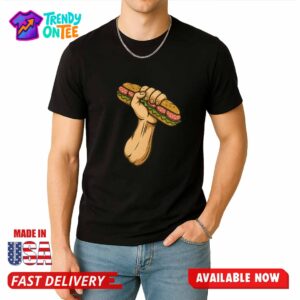 Protest Fist Hoisting a Sandwich Guy DC Shirt