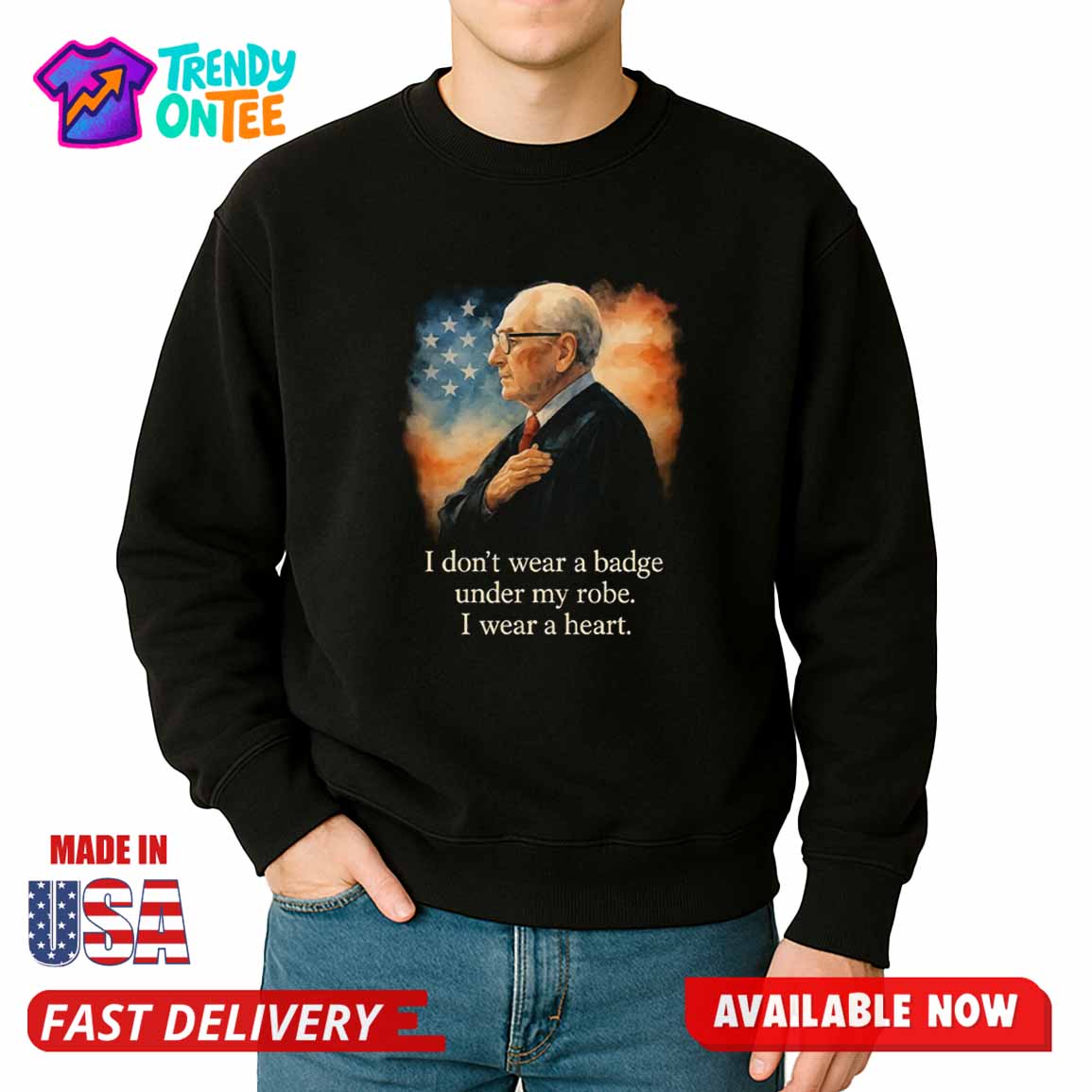 RIP Judge Frank I Don t Wear A Badge Under My Robe I Wear A Heart Shirt RIP Judge Frank I Don t Wear A Badge Under My Robe I Wear A Heart Shirt
