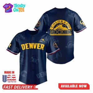 Rockies x Nuggets Night Baseball Jersey