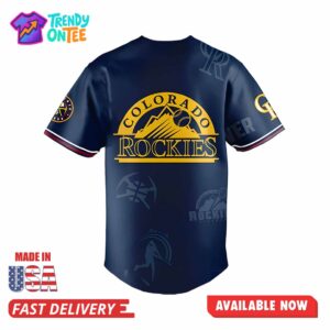Rockies x Nuggets Night Baseball Jersey