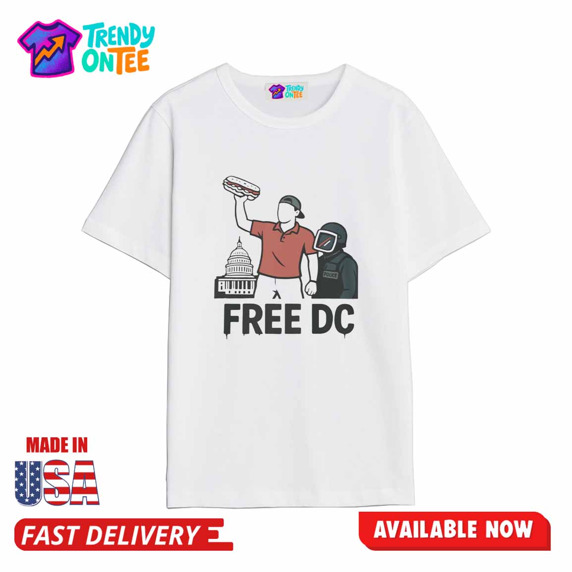 Sandwich Guy Free DC Shirt Sandwich Guy Free DC Shirt