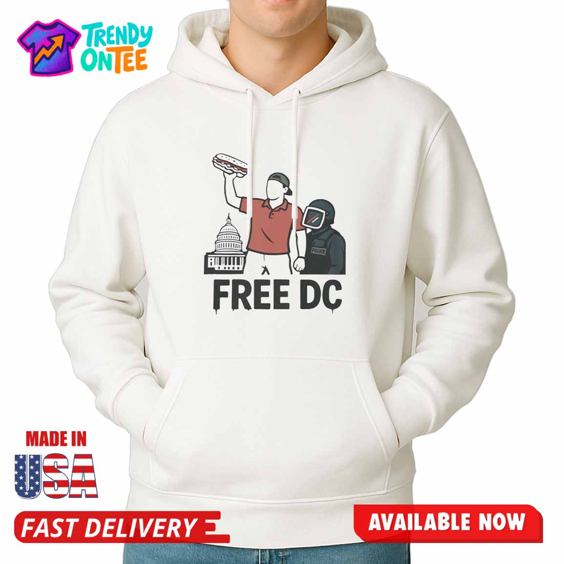 Sandwich Guy Free DC Shirt Sandwich Guy Free DC Shirt