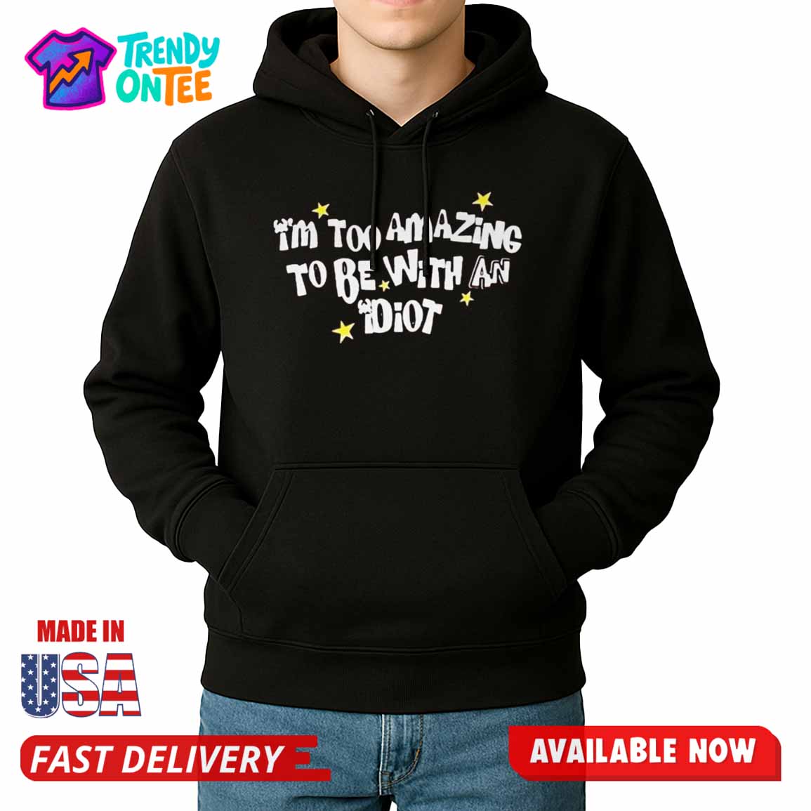 Saskay I'm Too Amazing To Be With An Idiot Shirt Saskay I'm Too Amazing To Be With An Idiot Shirt