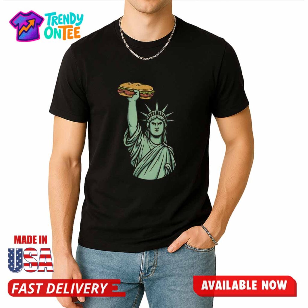 Statue of Liberty Sandwich Guy DC Shirt