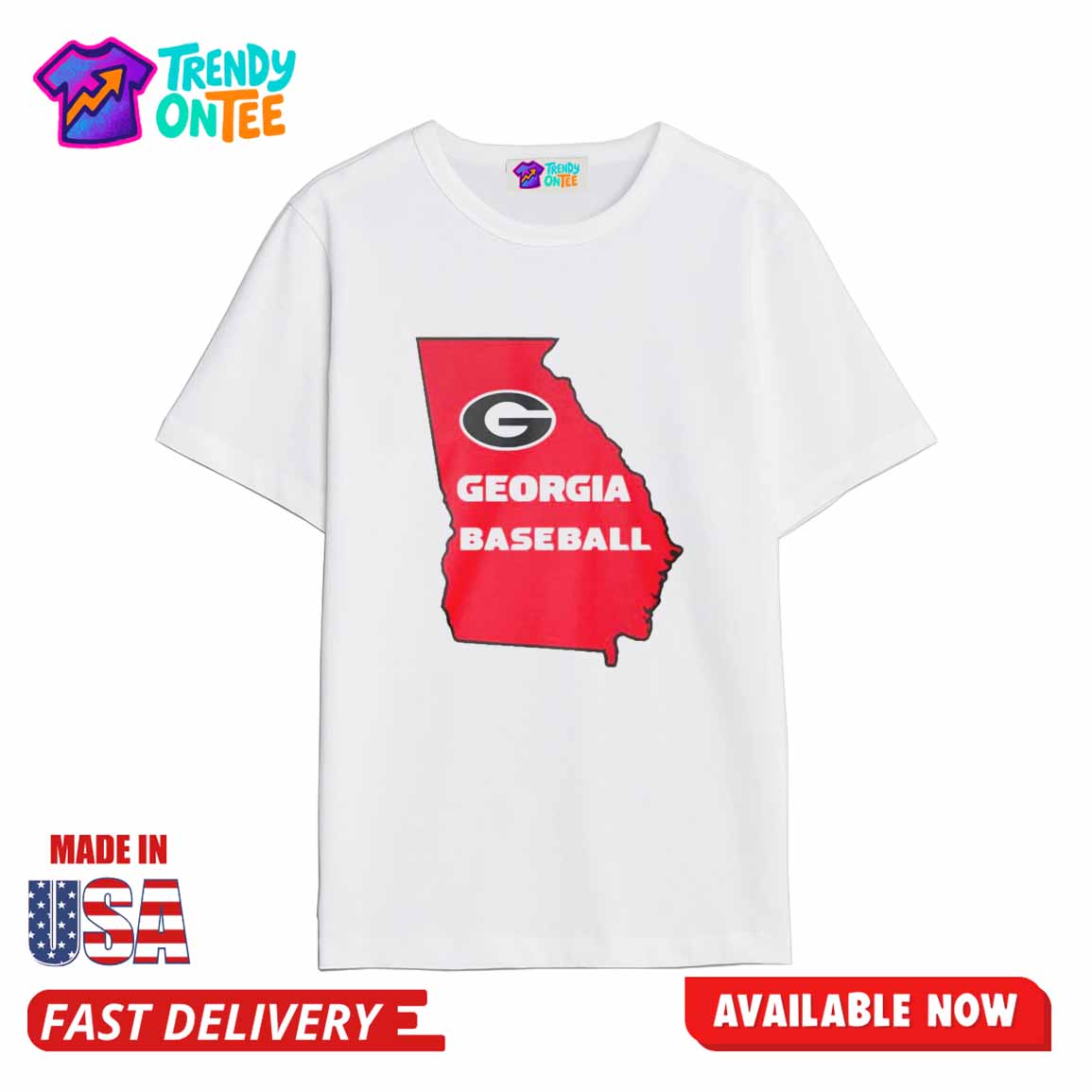Stetson Bennett Georgia Baseball Map Shirt Stetson Bennett Georgia Baseball Map Shirt