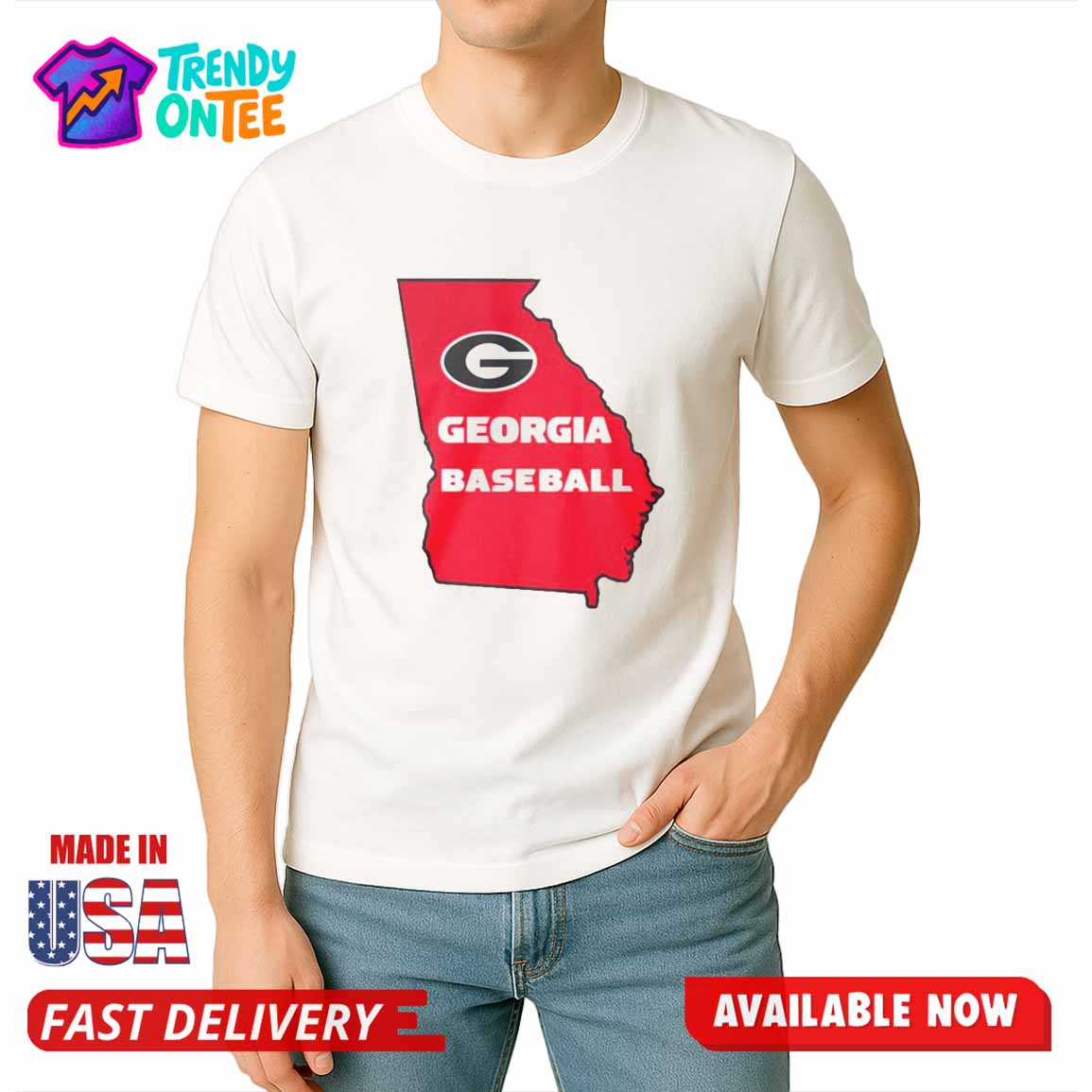 Stetson Bennett Georgia Baseball Map Shirt Stetson Bennett Georgia Baseball Map Shirt