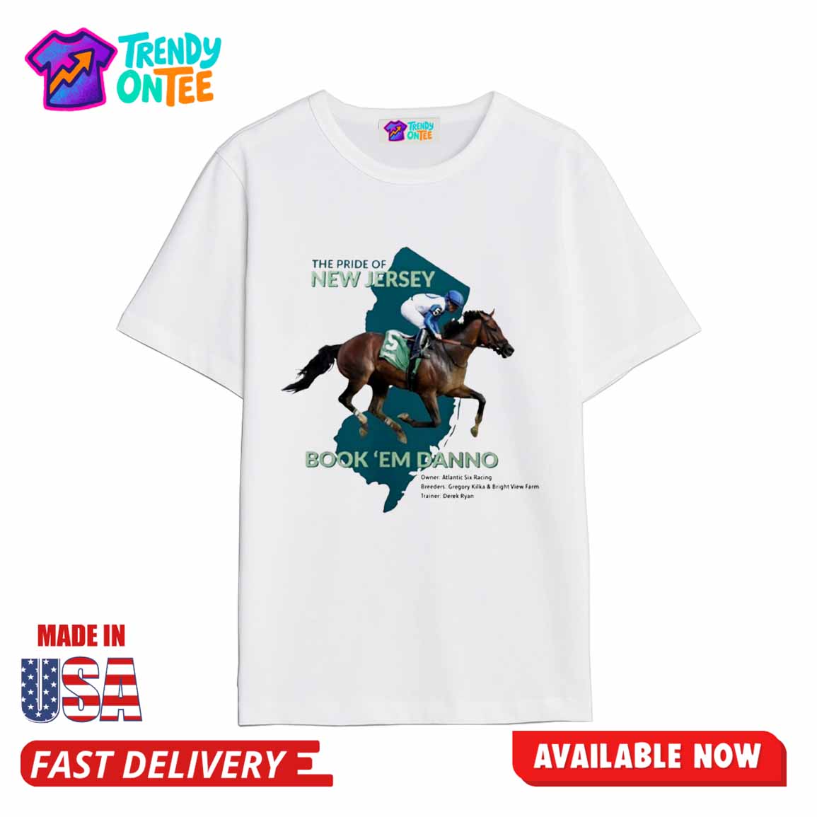 The Pride Of New Jersey Book 'em Danno Shirt The Pride Of New Jersey Book 'em Danno Shirt