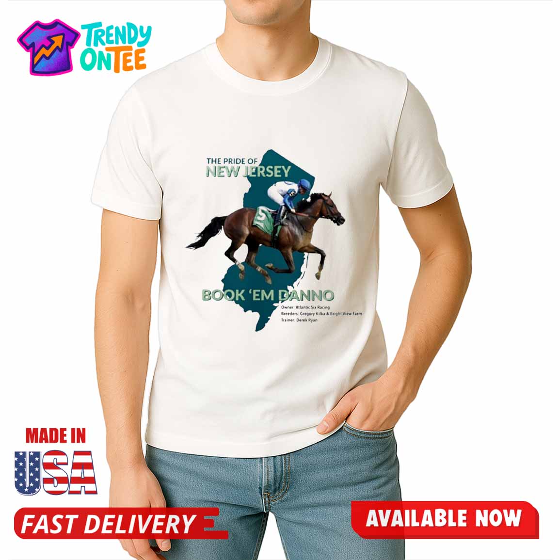The Pride Of New Jersey Book 'em Danno Shirt The Pride Of New Jersey Book 'em Danno Shirt