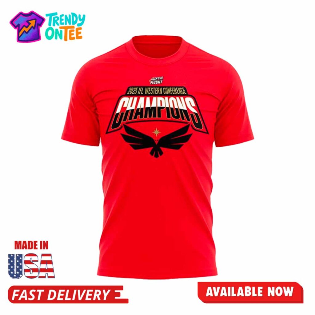 Vegas Knight Hawks IFL Western Conference Champions Shirt Vegas Knight Hawks IFL Western Conference Champions Shirt