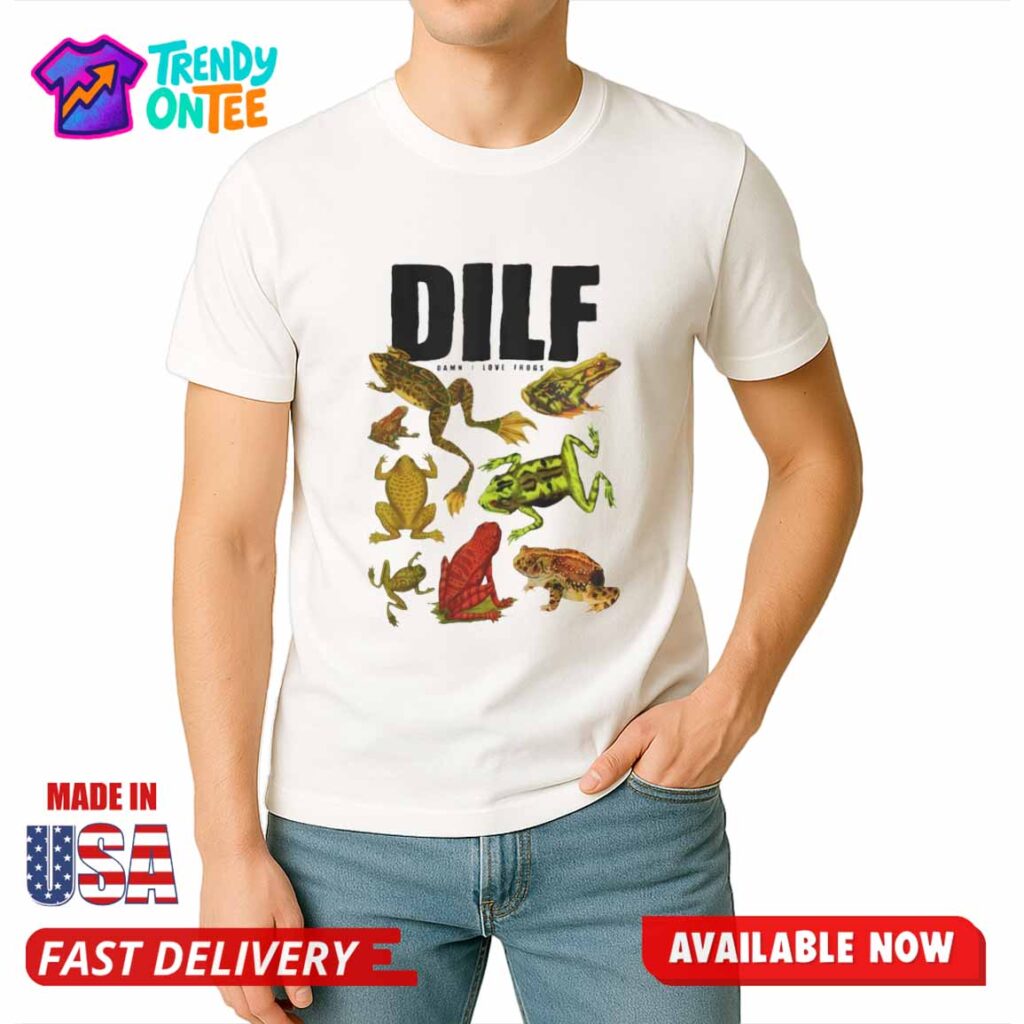 roman DILF Damn I Love Frogs Shirt