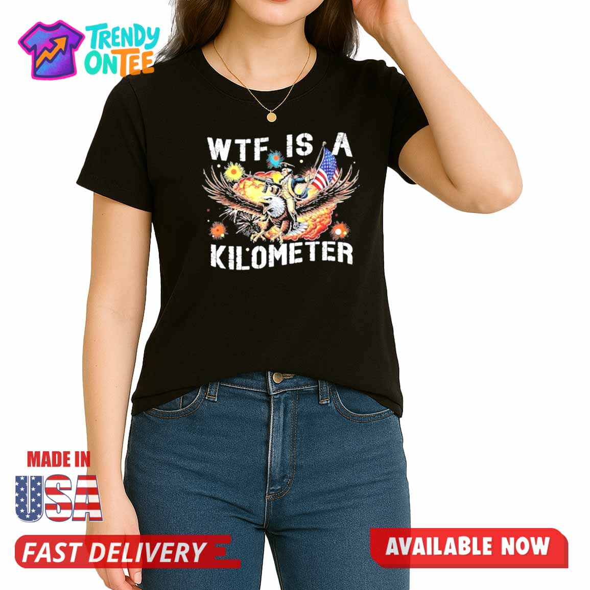 Adrianne Curry WTF Is A Kilometer Shirt Adrianne Curry WTF Is A Kilometer Shirt