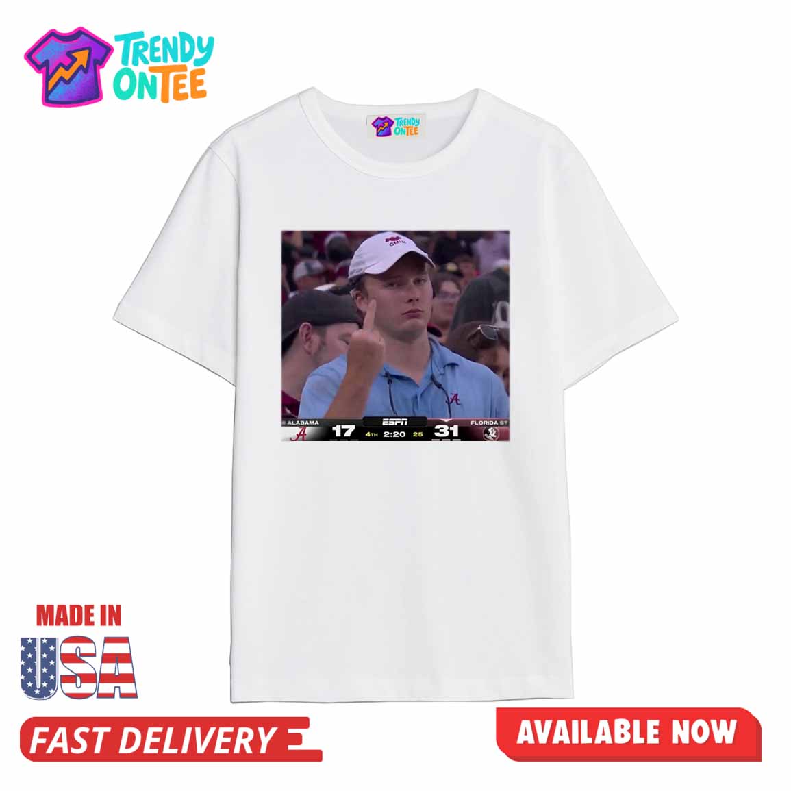 Alabama Fan Middle Finger Shirt Alabama Fan Middle Finger Shirt
