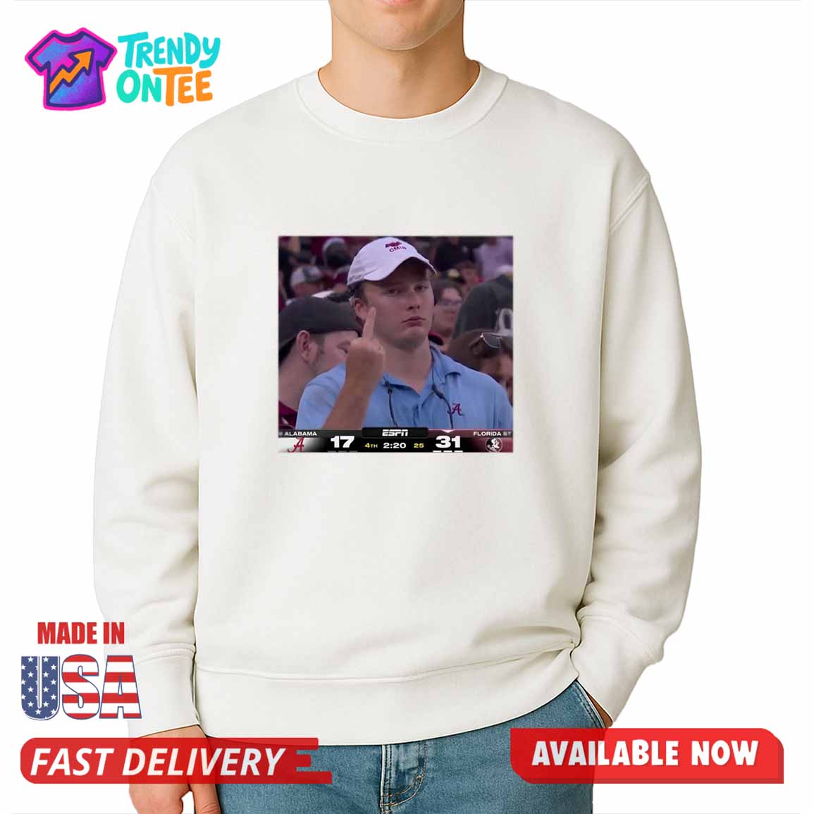 Alabama Fan Middle Finger Shirt Alabama Fan Middle Finger Shirt