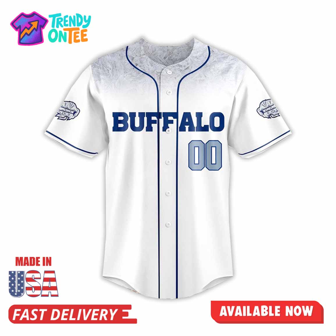 Bills Cold Front Rivalries Uniform Baseball Jersey Bills Cold Front Rivalries Uniform Baseball Jersey
