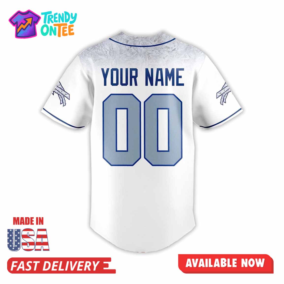 Bills Cold Front Rivalries Uniform Baseball Jersey Bills Cold Front Rivalries Uniform Baseball Jersey