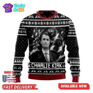 Charlie Kirk Rest In Peace Ugly Sweater