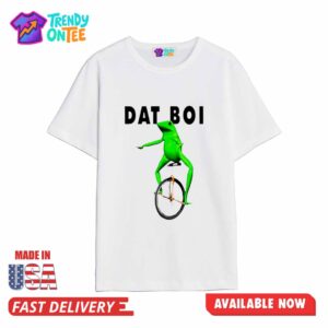 DAT BOI Unicycle Riding Frog Shirt