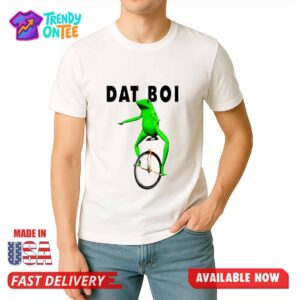 DAT BOI Unicycle Riding Frog Shirt