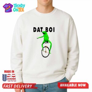 DAT BOI Unicycle Riding Frog Shirt
