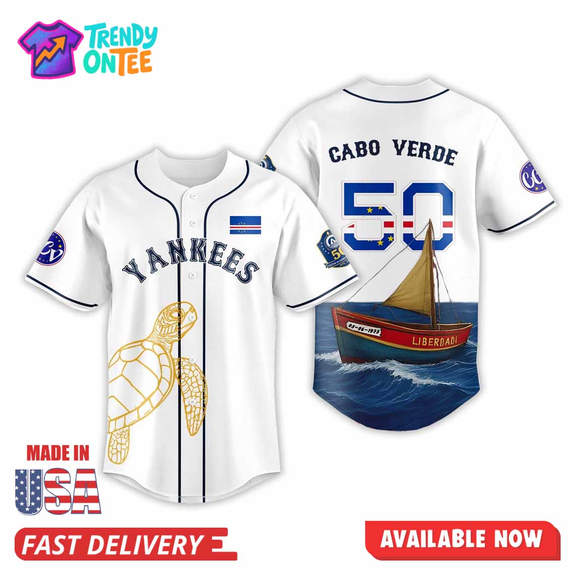 NY Yankees Cabo Verde Celebration Jersey NY Yankees Cabo Verde Celebration Jersey