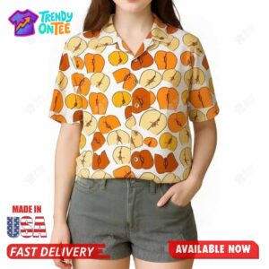 Peaches Butt Hawaiian Shirt