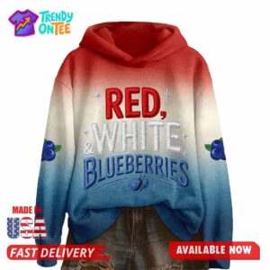 Red White And Blueberries Erika Kirk Hoodies