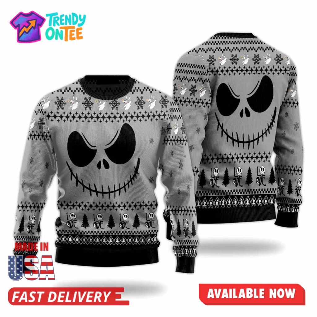 Skeleton Halloween Ugly Christmas Sweater Skeleton Halloween Ugly Christmas Sweater