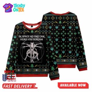 Alien Christmas Ugly Sweater