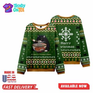 All l Want for Christmas is Ramen Ugly Christmas Sweater