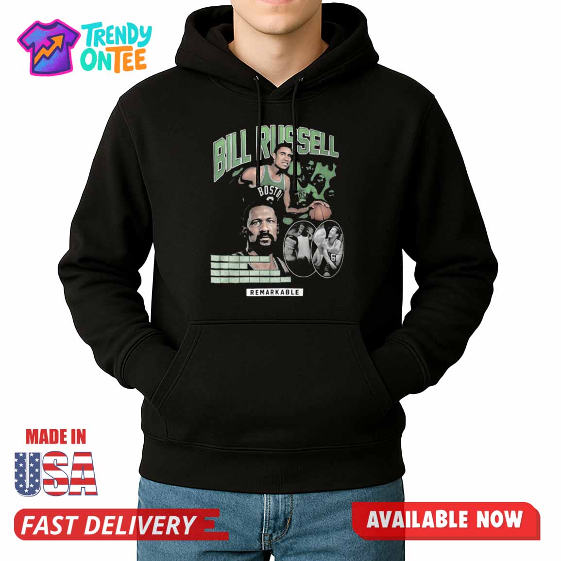 Bill Russell Remarkable Shirt Bill Russell Remarkable Shirt