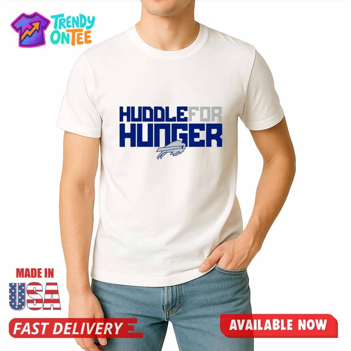 Bills Huddle For Hunger Shirt Bills Huddle For Hunger Shirt