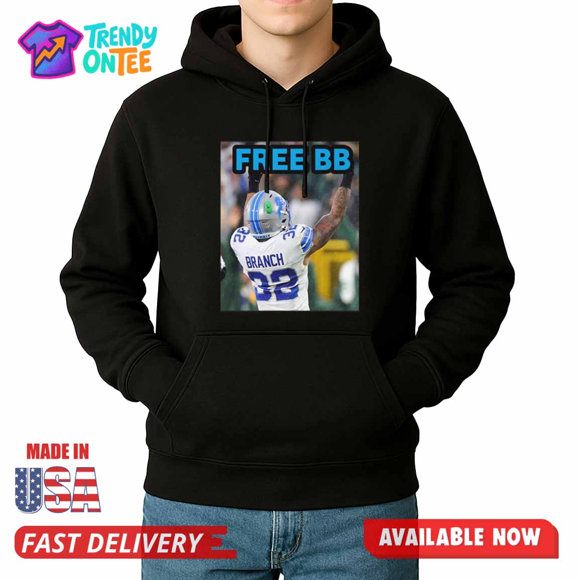 Brian Branch Free BB Shirt Brian Branch Free BB Shirt